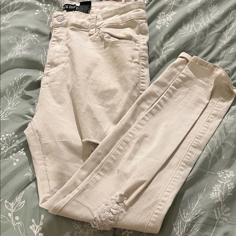Men's Skinny Jeans - Cream